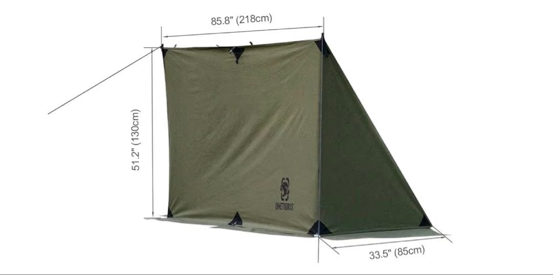 OneTigris ROC SHIELD パップテント 2人用　セット販売