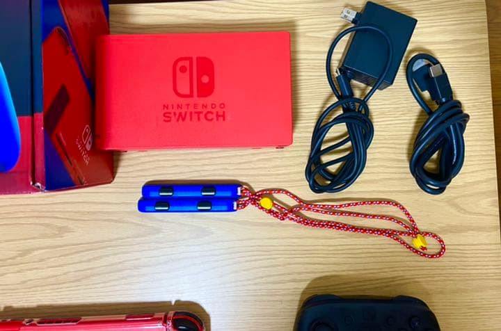 【スマブラ・スプラ2セット】NintendoSwitch  マリオレッド×ブルー