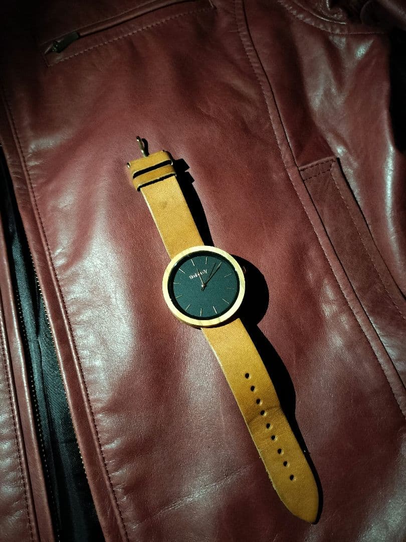 牛革　シングルライダース 　ジャケット 　レッド　中古