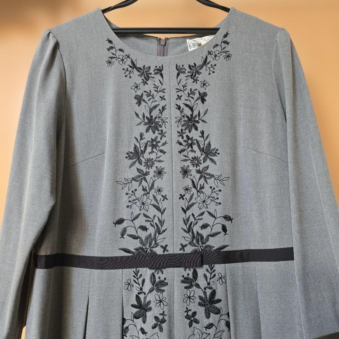 ローズティアラ✨ジュエル✨ 刺繍 リボン ロング ワンピース 42