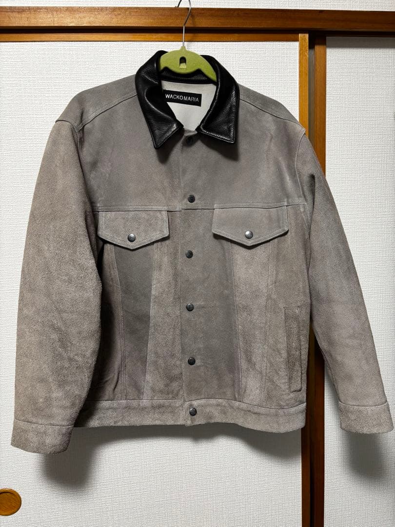 WACKO MARIA ワコマリア SUEDE TRUCKER JACKET