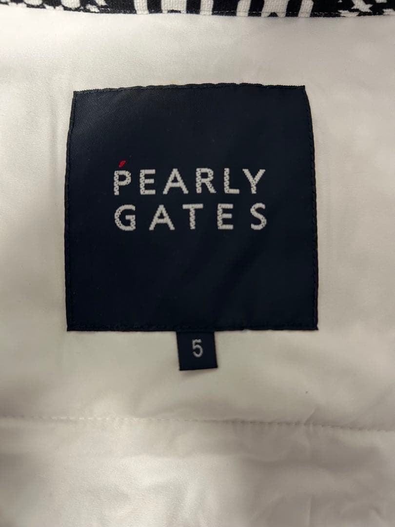 【新品未使用】サイズ5 パーリーゲイツ PEARLY GATES ダウンベスト