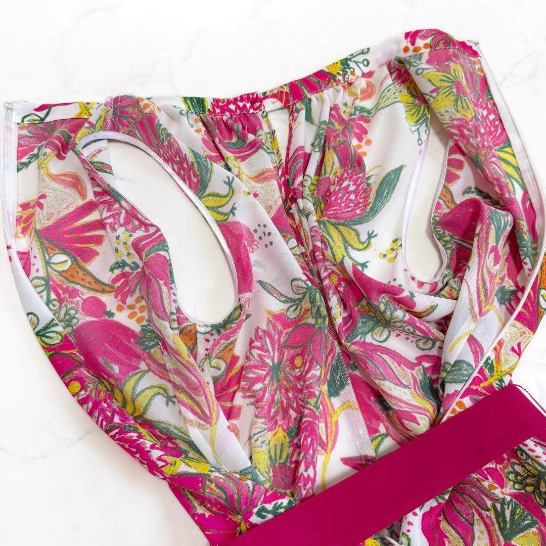 24SS ケイミー kay me ストレッチシフォン マーメイドワンピース M