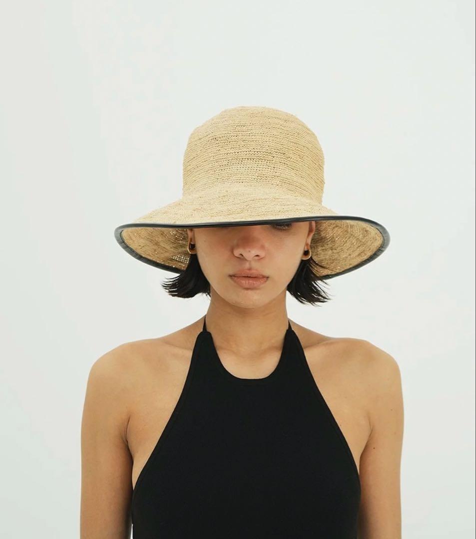 CLANE×KIJIMA TAKAYUKI RAFFIA BOWLER HAT