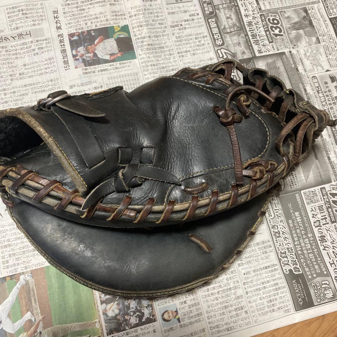 TAMAZAWA硬式 ？軟式？キャッチャーミット 玉澤　ブラック