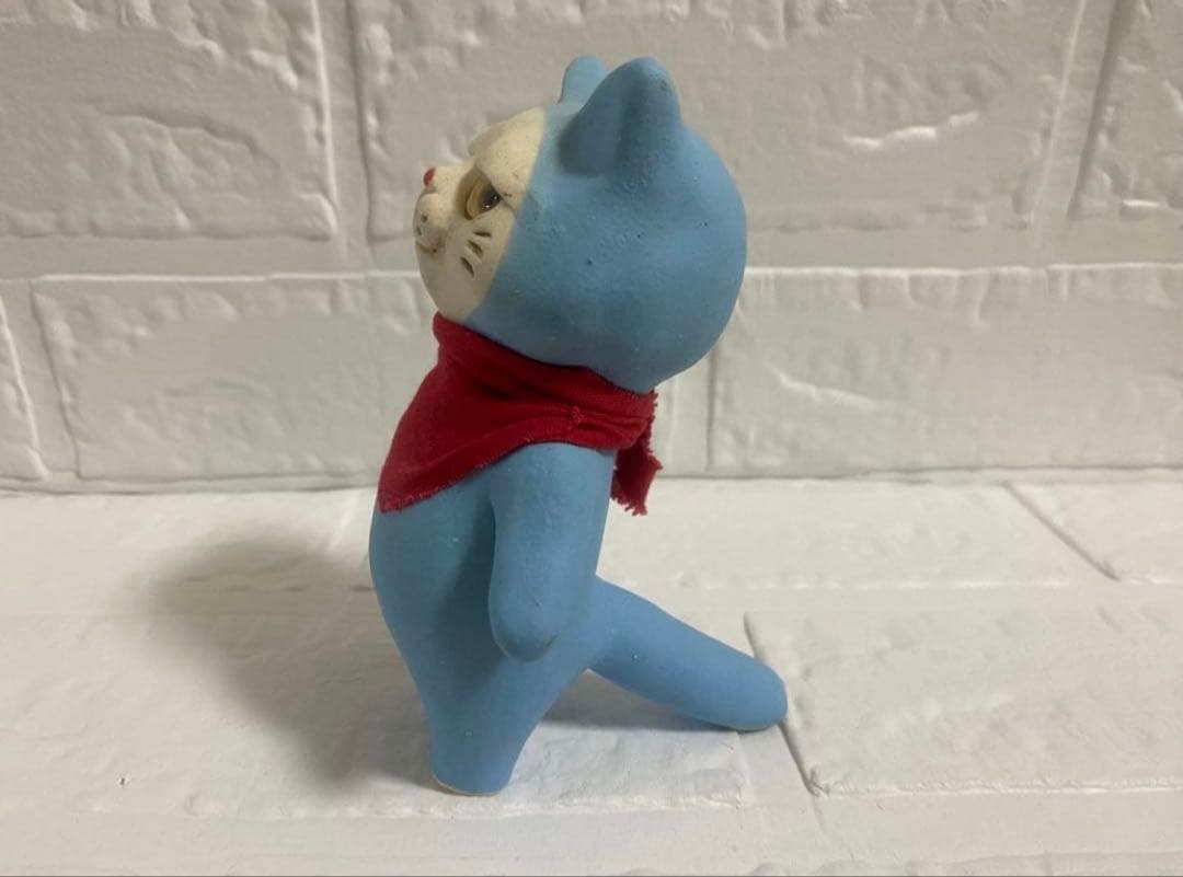 中古品【タイツ猫】2個セット♡布施猫笑店♡陶器製♡