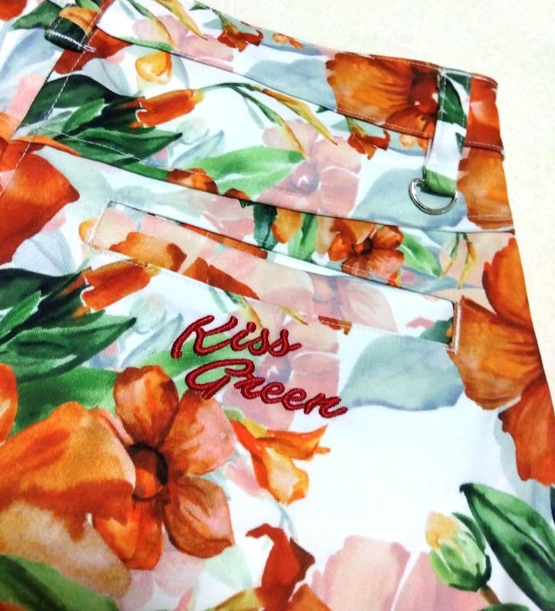 キスオンザグリーン　セットアップ　レディース　ゴルフウェア　上下　L　花柄　美品