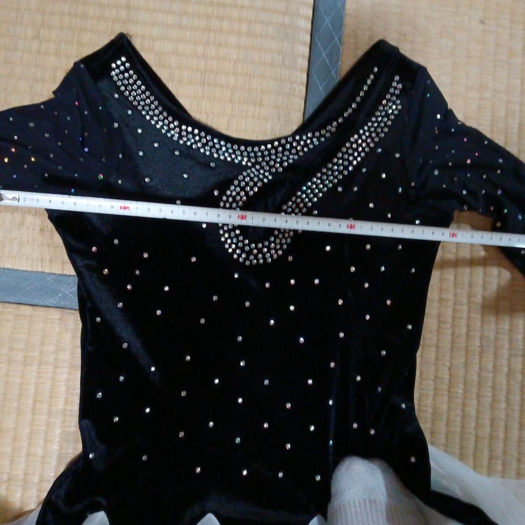 再値下げ^_^社交ダンスワンピース　ストレッチベロアドレス