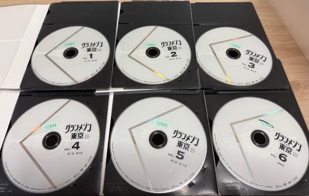グランメゾン東京　DVD全6巻セット【木村拓哉主演】