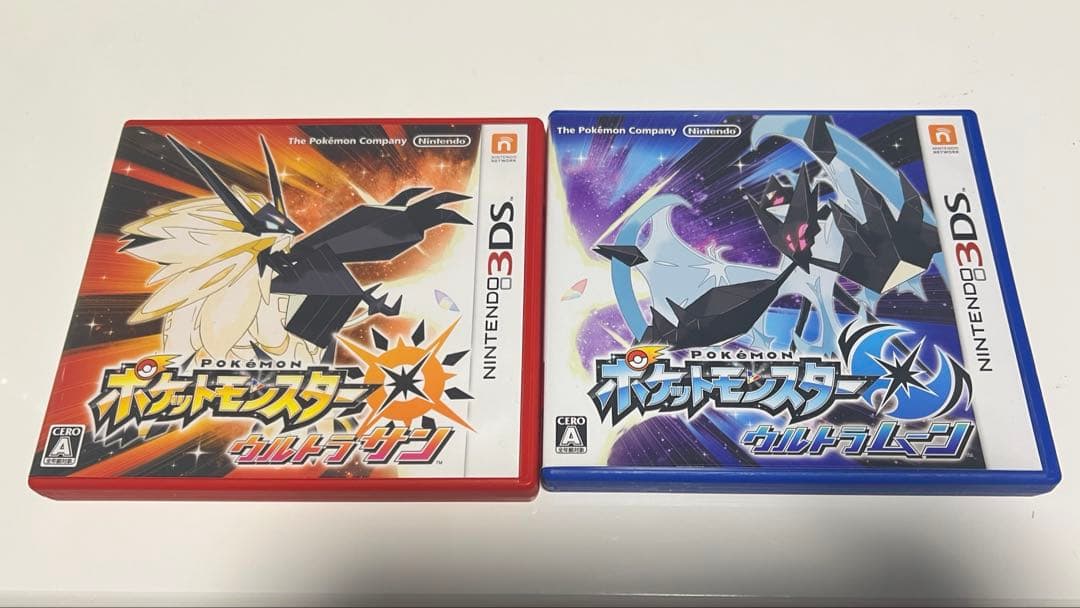 【箱付き】ポケットモンスター　ウルトラサン・ウルトラムーン　２点セット