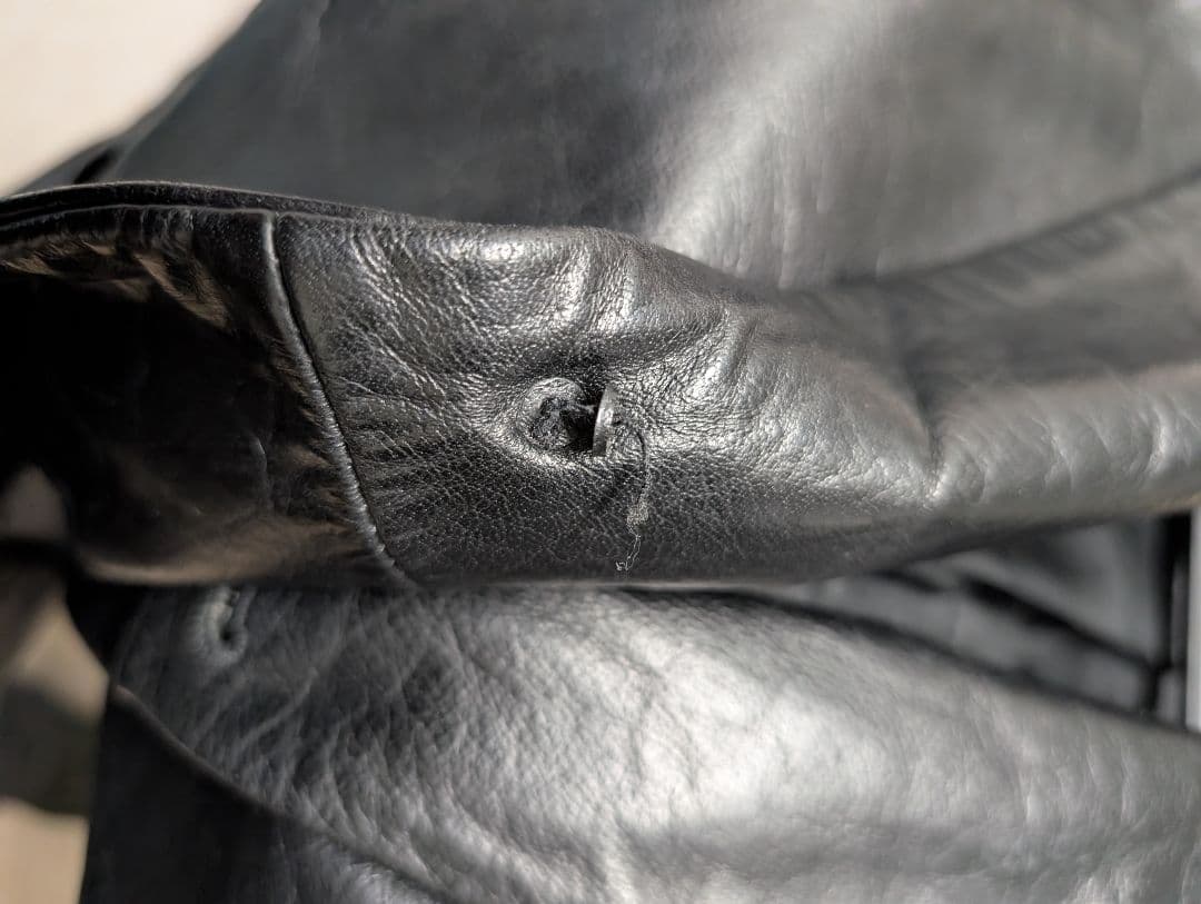 KATHARINE HAMNETT ブラックレザージャケット S archive