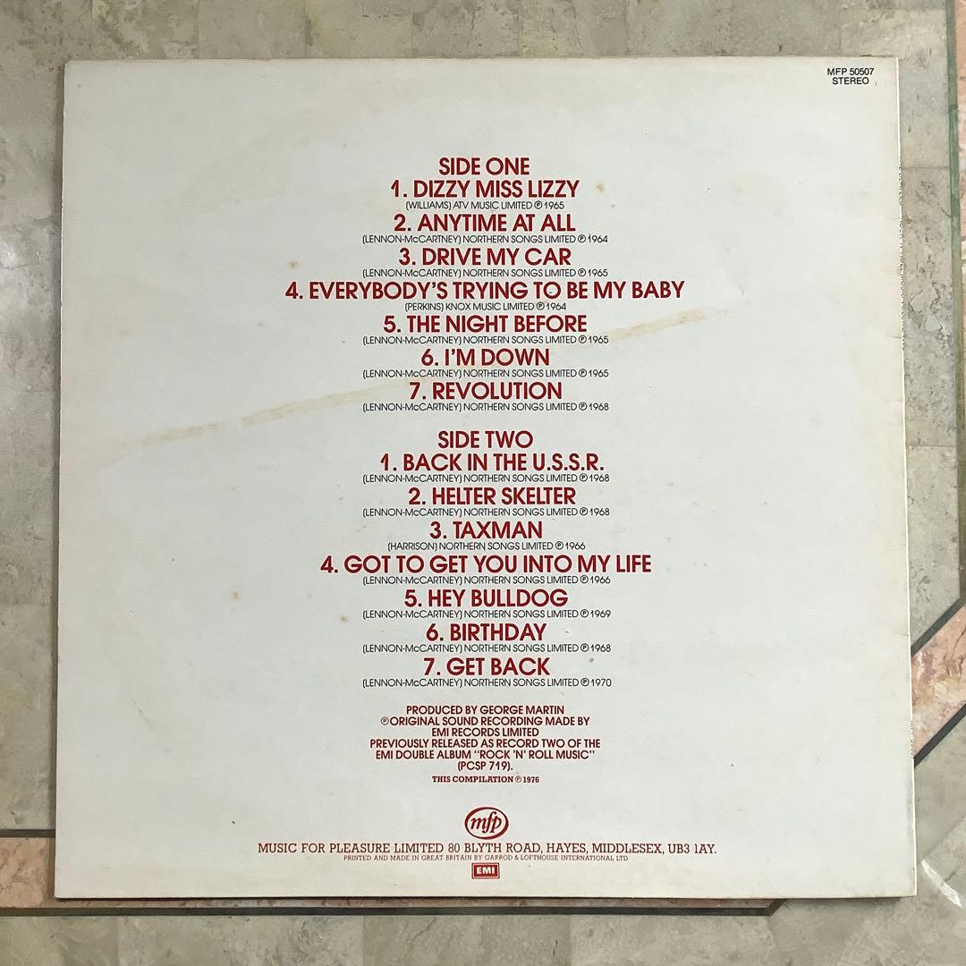 レアレコード極美! ビートルズ UK盤 HTM刻印1980年 オリジナルVol2