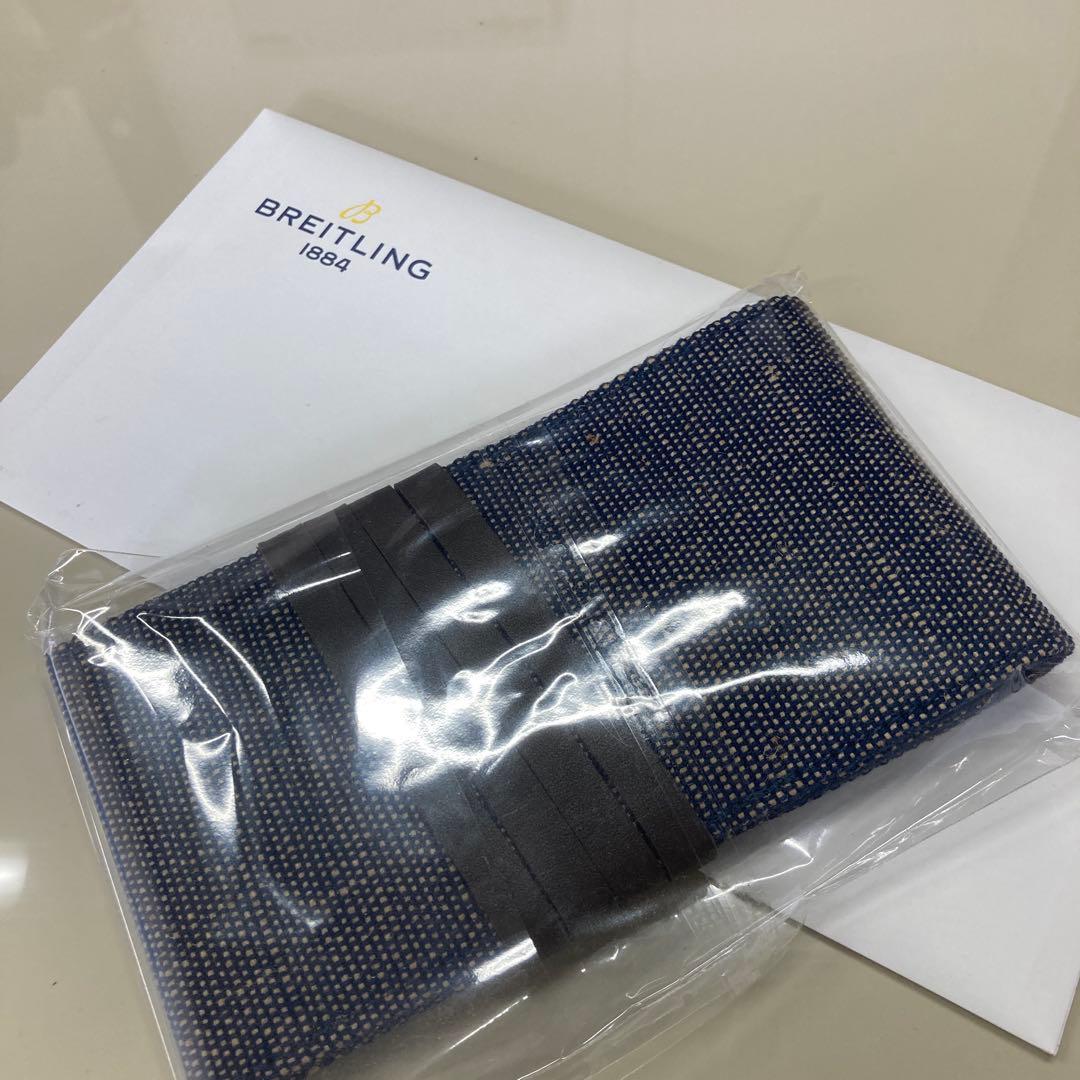 即購入OK、BREITLING ラバーベルト(ネイビー)