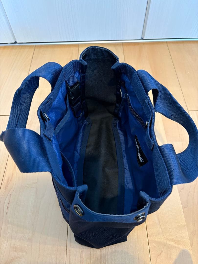 BRIEFING カードバッグ　ネイビー トートバッグ