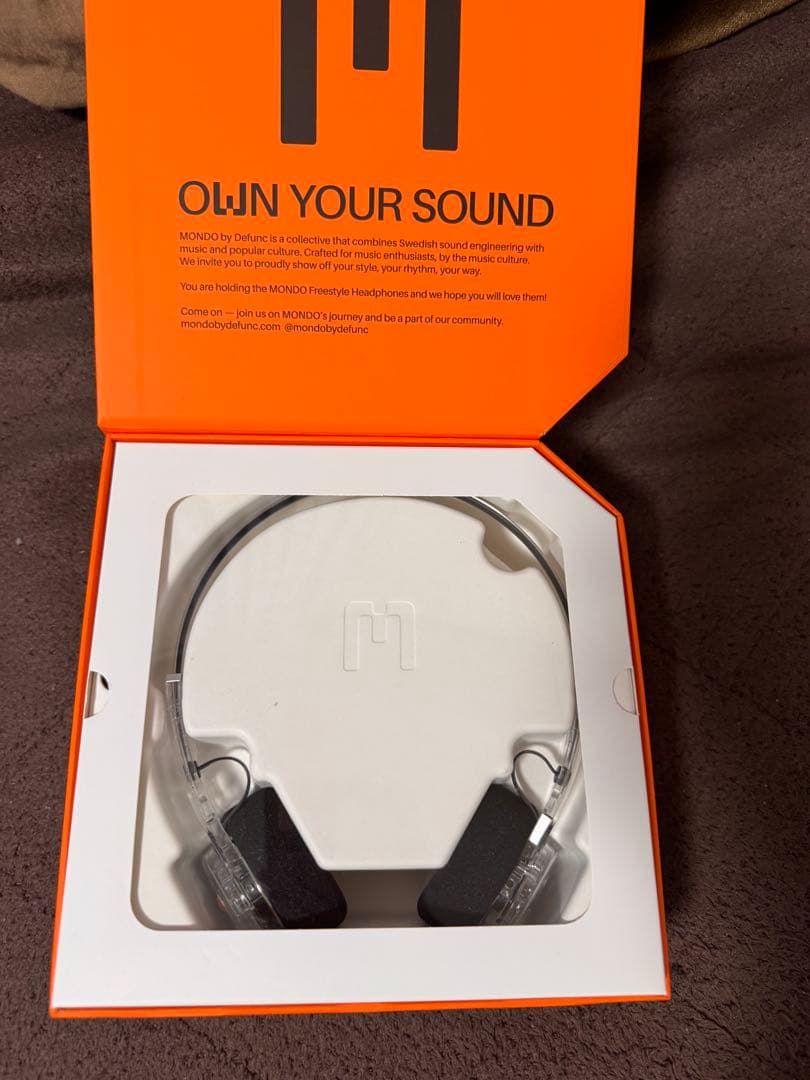 Defunc Mondo Freestyle Headphones オレンジ