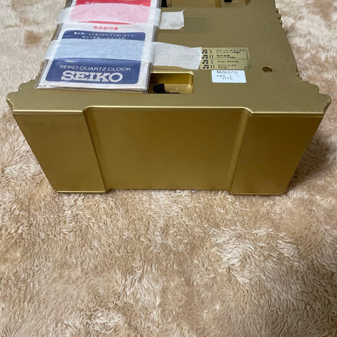 80's SEIKO メロディア　からくり時計　置き時計　目覚ましmz607g