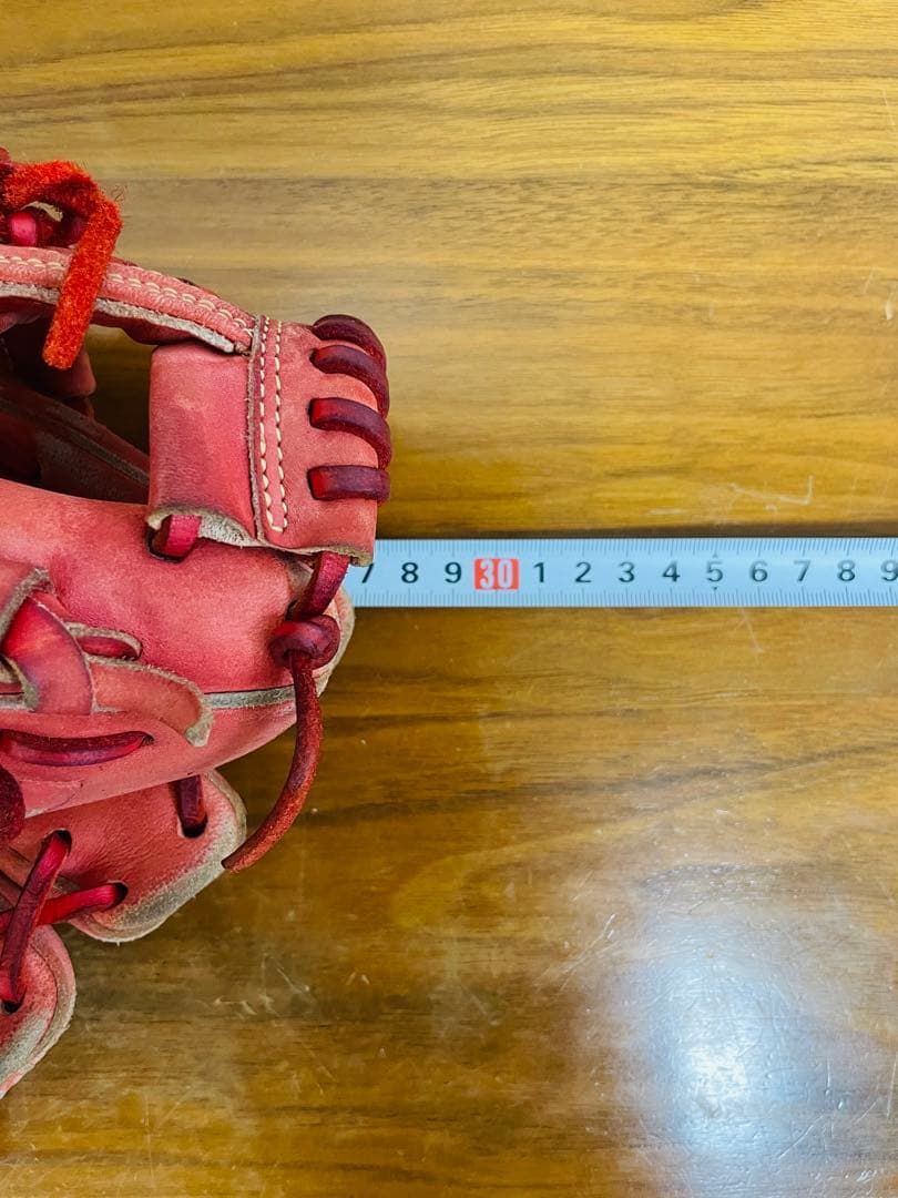 ミズノ　Mizuno Global Elite 軟式グローブ レッド　少年用