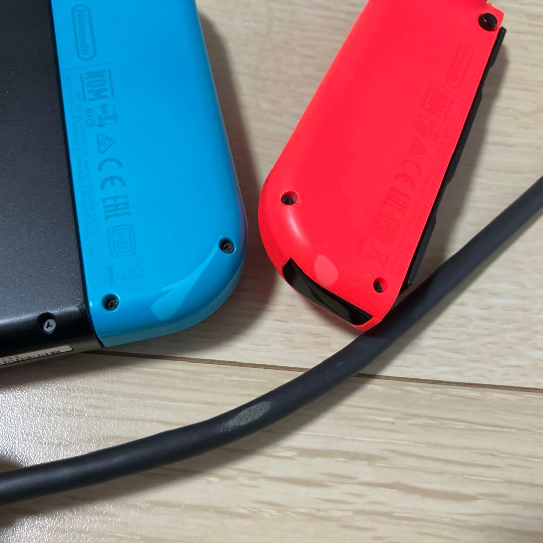 microSD付き Nintendo Switch 青/赤 本体 付属品完備