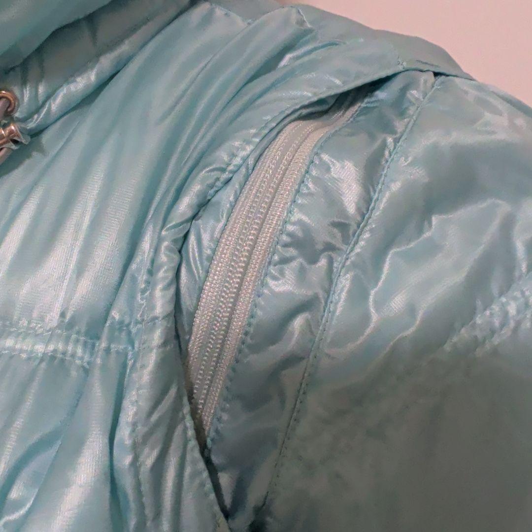 Munsingwear 2ウェイ 水色 ダウンジャケット ベストに変身