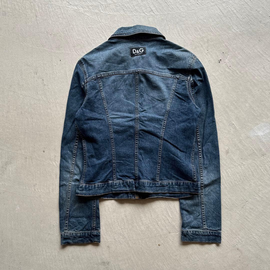 ジャケット・アウター 00s dolce&gabbana zip up denim jacket