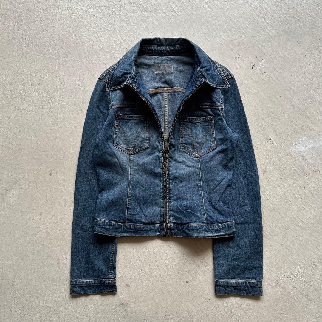 ジャケット・アウター 00s dolce&gabbana zip up denim jacket