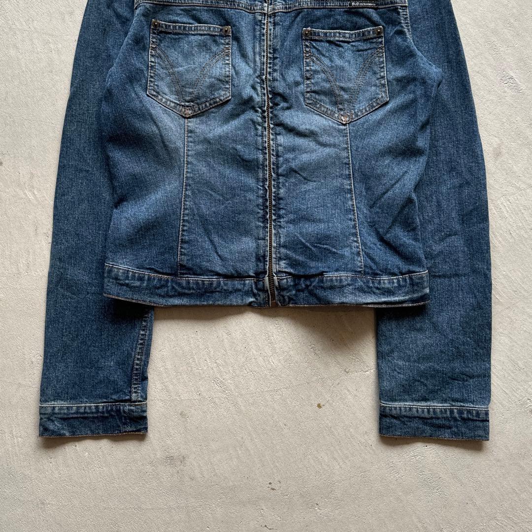 ジャケット・アウター 00s dolce&gabbana zip up denim jacket