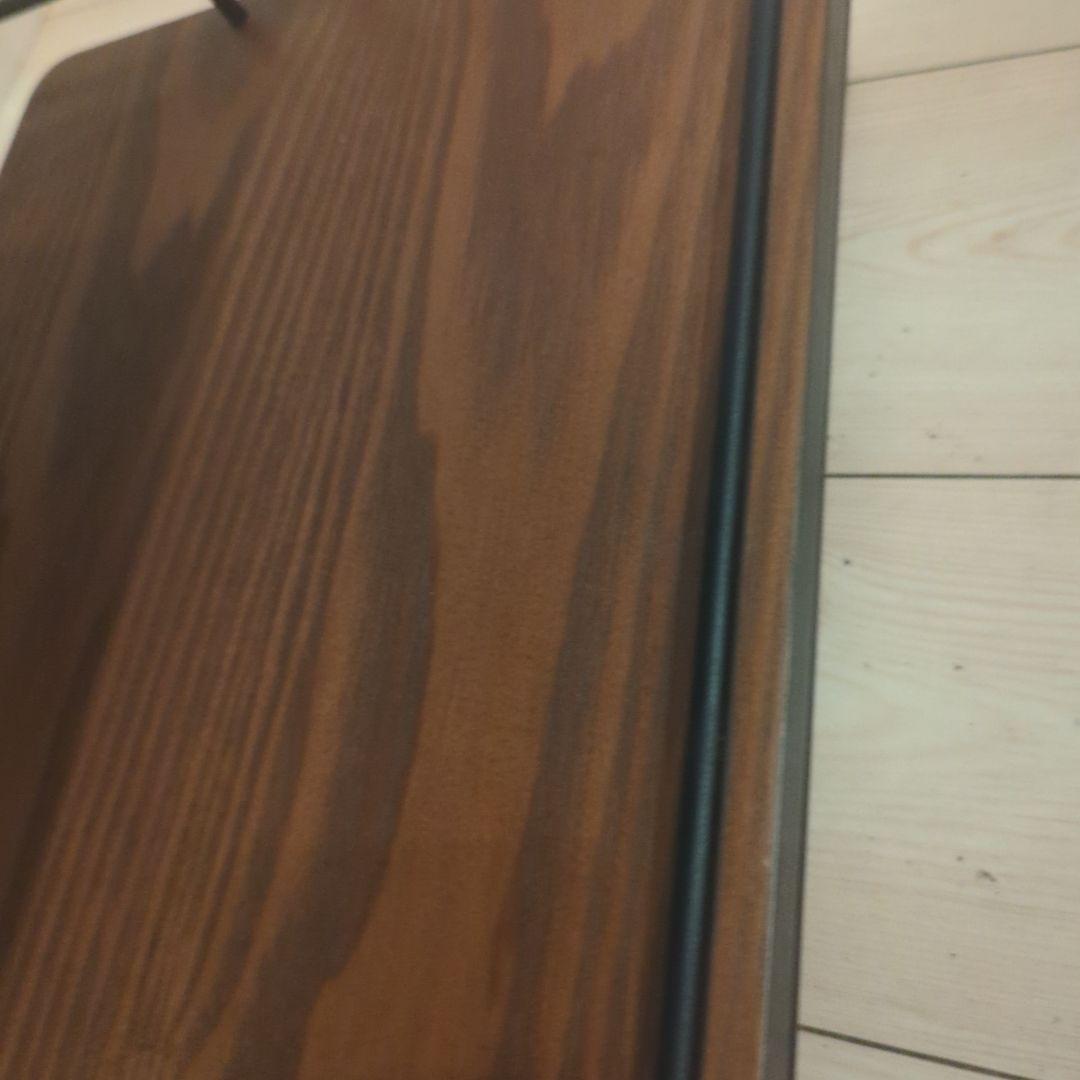 LOWYA ブラウン木製3段キッチンワゴン