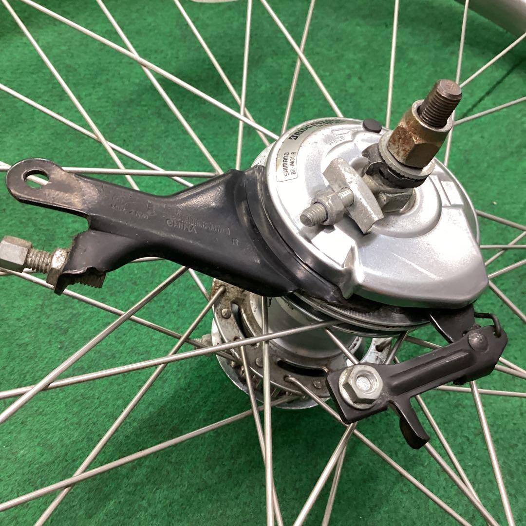 ベルト用 内装3段　ステンレスリム　27インチ　後輪　タイヤ付　ブリヂストン