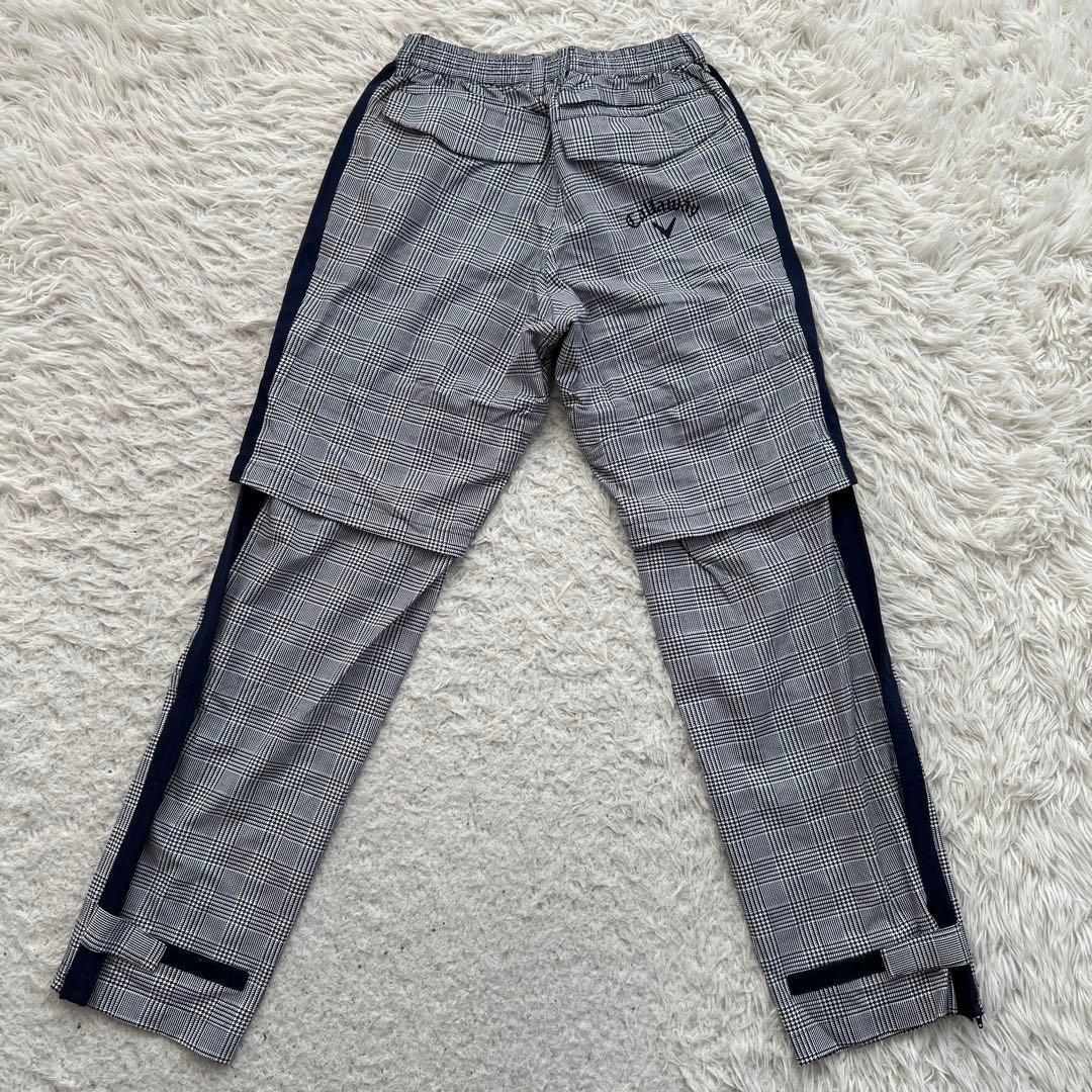 Callaway 2way 千鳥柄　総柄　レイン　ナイロン　ウエア