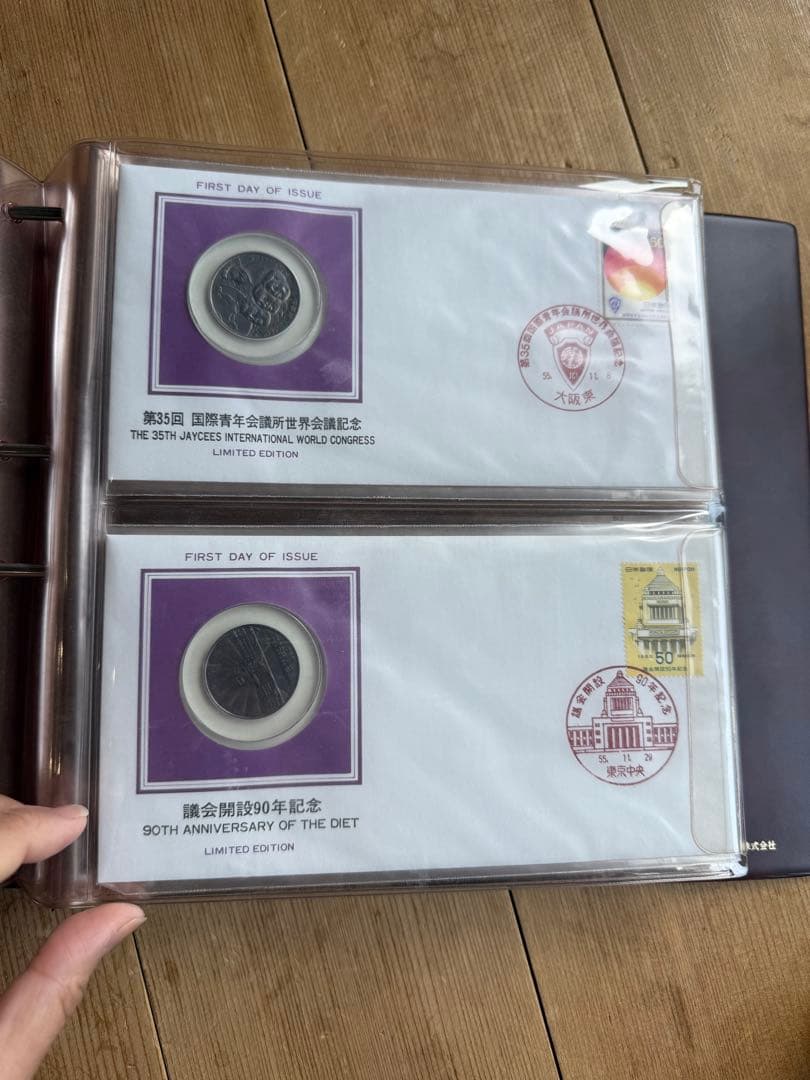 ジンギスカン様✴︎昭和55年度日本切手初日カバーメダルコレクション　23種類