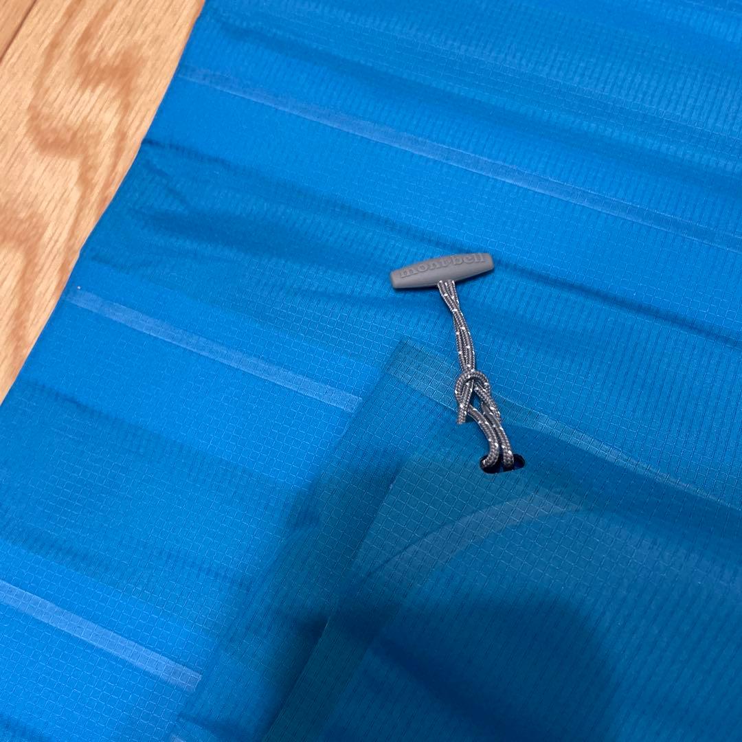 mont-bell AIR PAD WIDE 180 青　モンベル　エアパッド