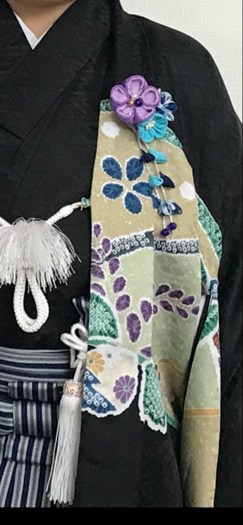 七五三　袴、羽織セット　小物付き　５歳