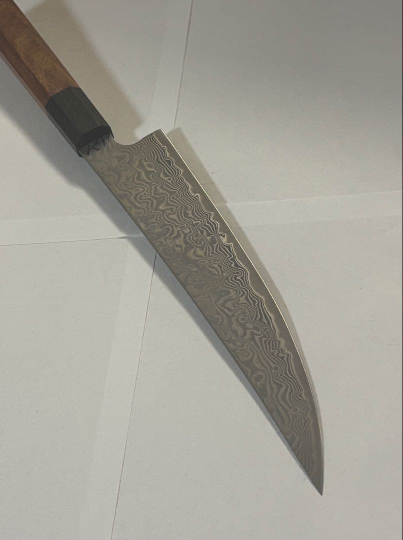 し*も様 ダマスカス和牛刀 VG10 20.6cm 7寸 箱無し