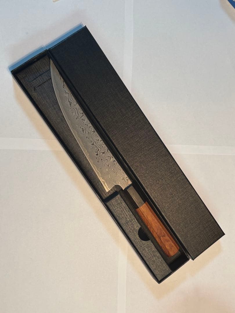 し*も様 ダマスカス和牛刀 VG10 20.6cm 7寸 箱無し