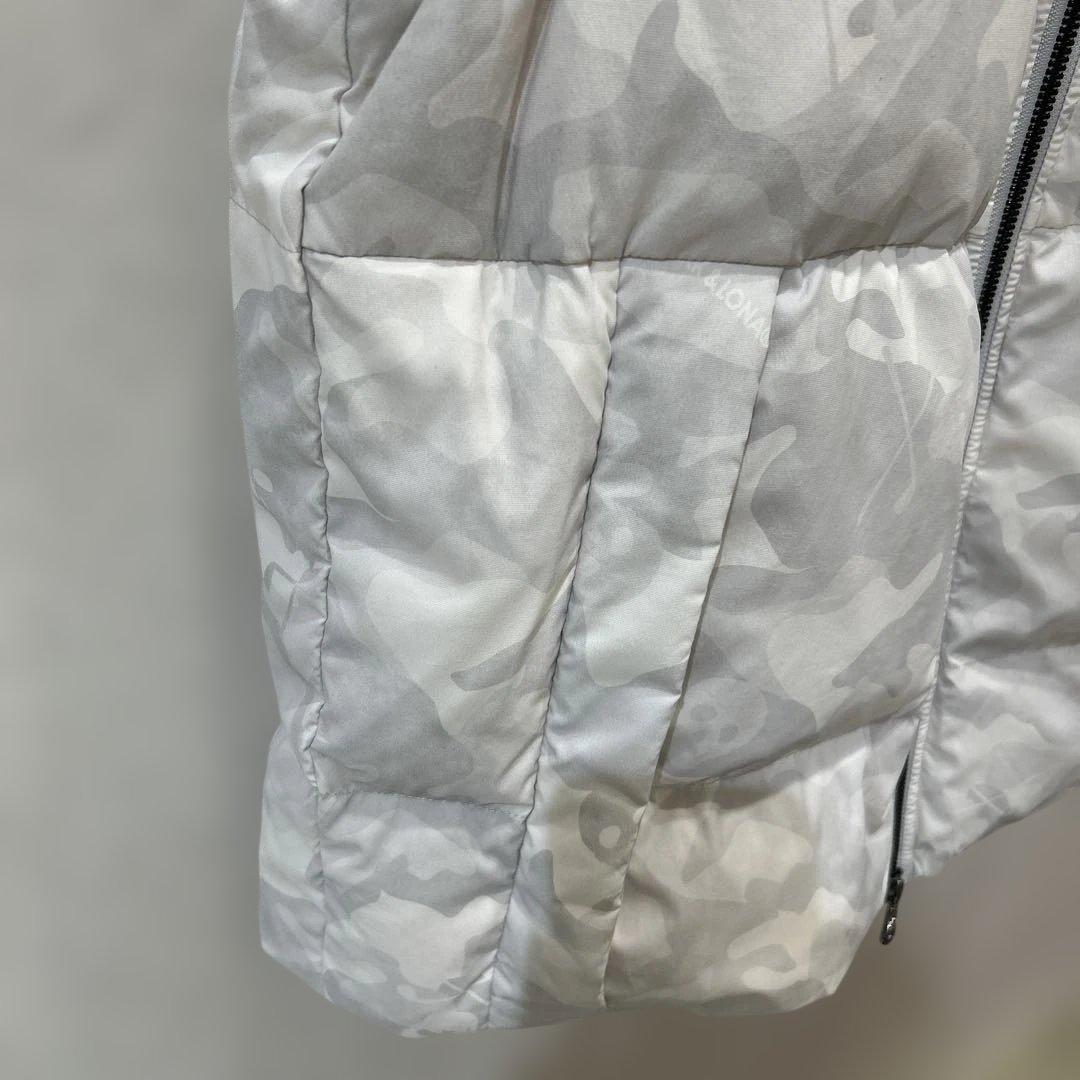 MARK & LONA ダウンベスト 48 ホワイトカモ