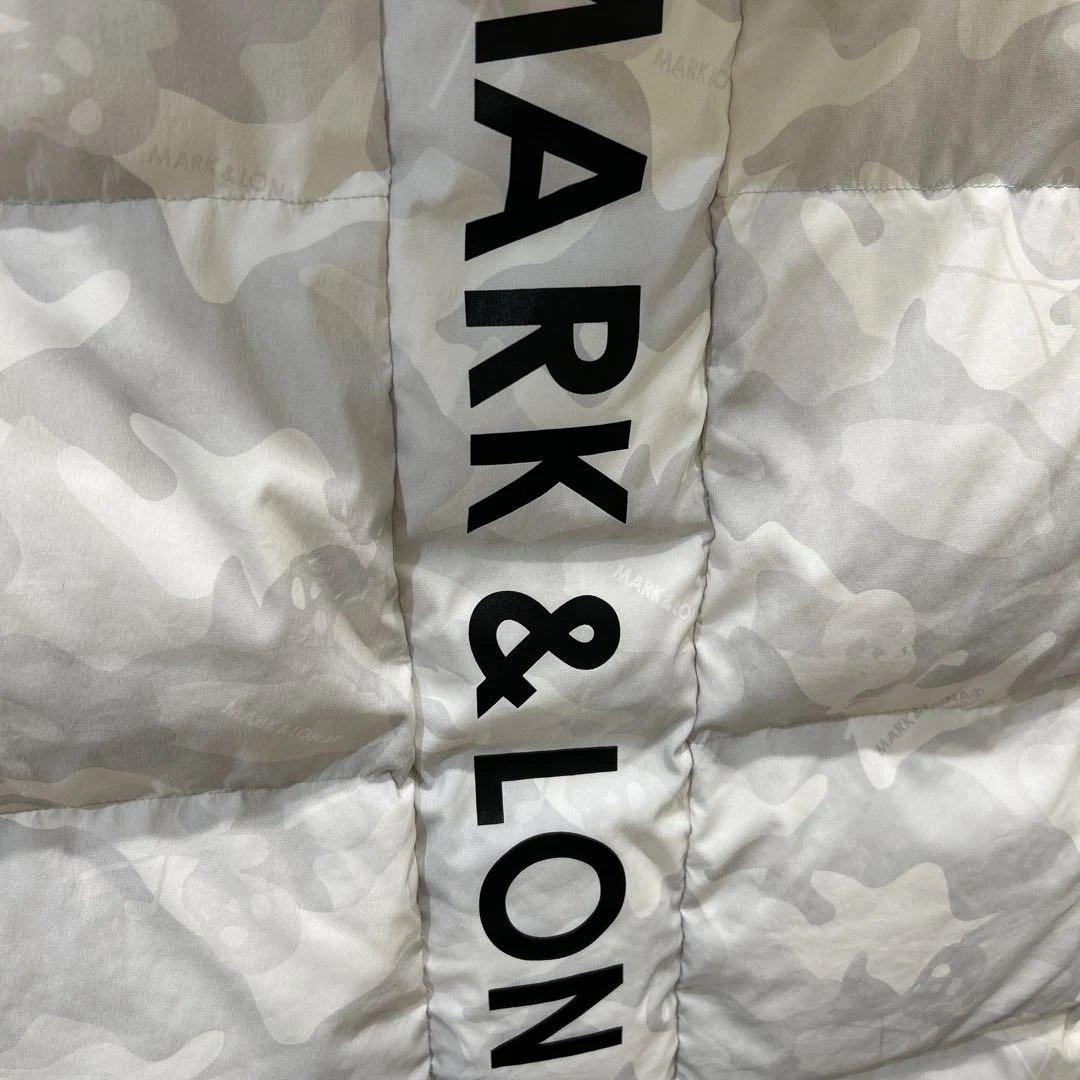 MARK & LONA ダウンベスト 48 ホワイトカモ