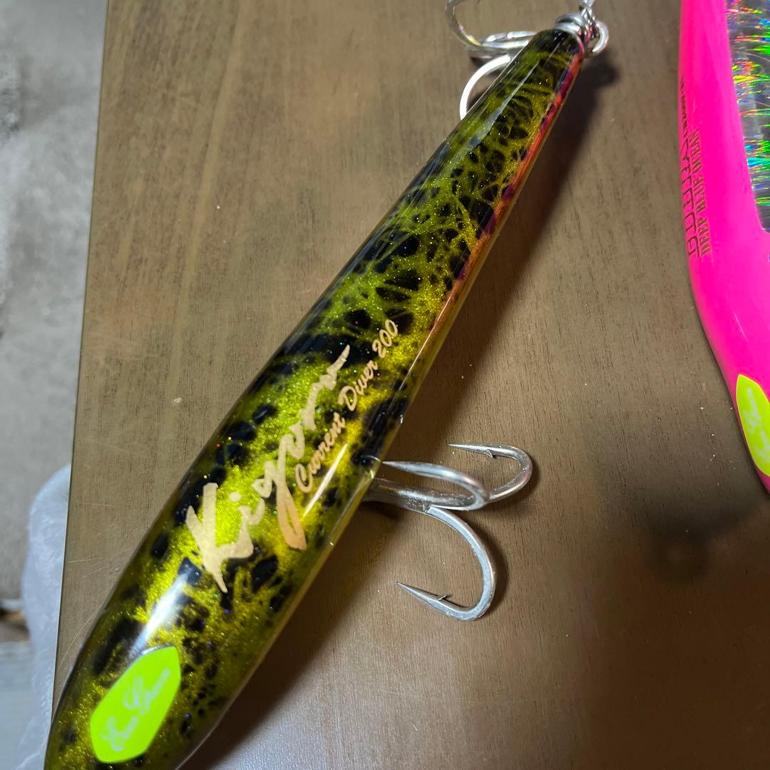 キャスティングルアーセット　ウッド　貝田ルアー　トランペット　他