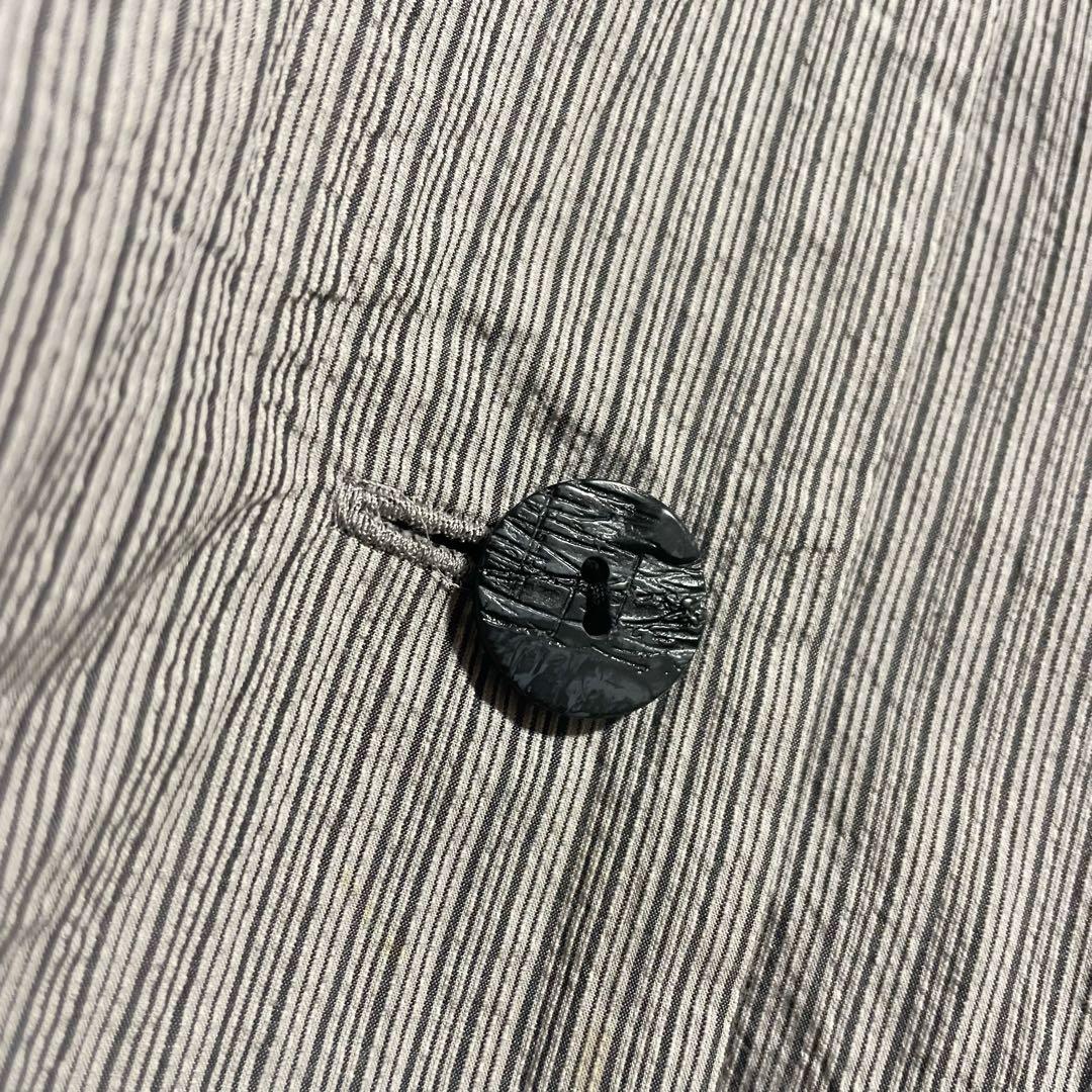 良品　慈雨　ジウ　センソユニコ ストライプ柄変形フーデッドベスト　40 L