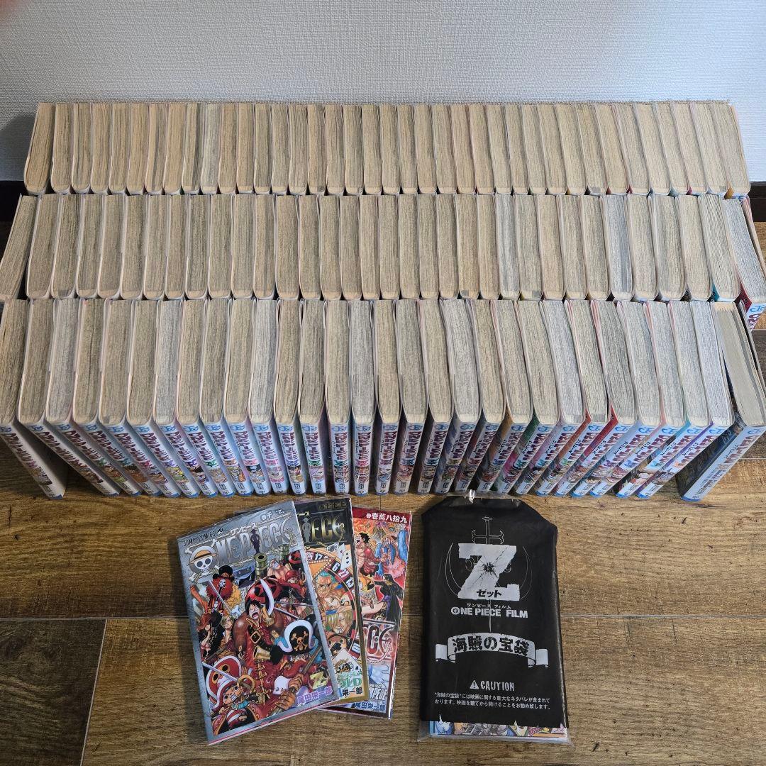 全巻クリアカバー付　ONE PIECE　1〜101巻＋映画特典3つ　ワンピース