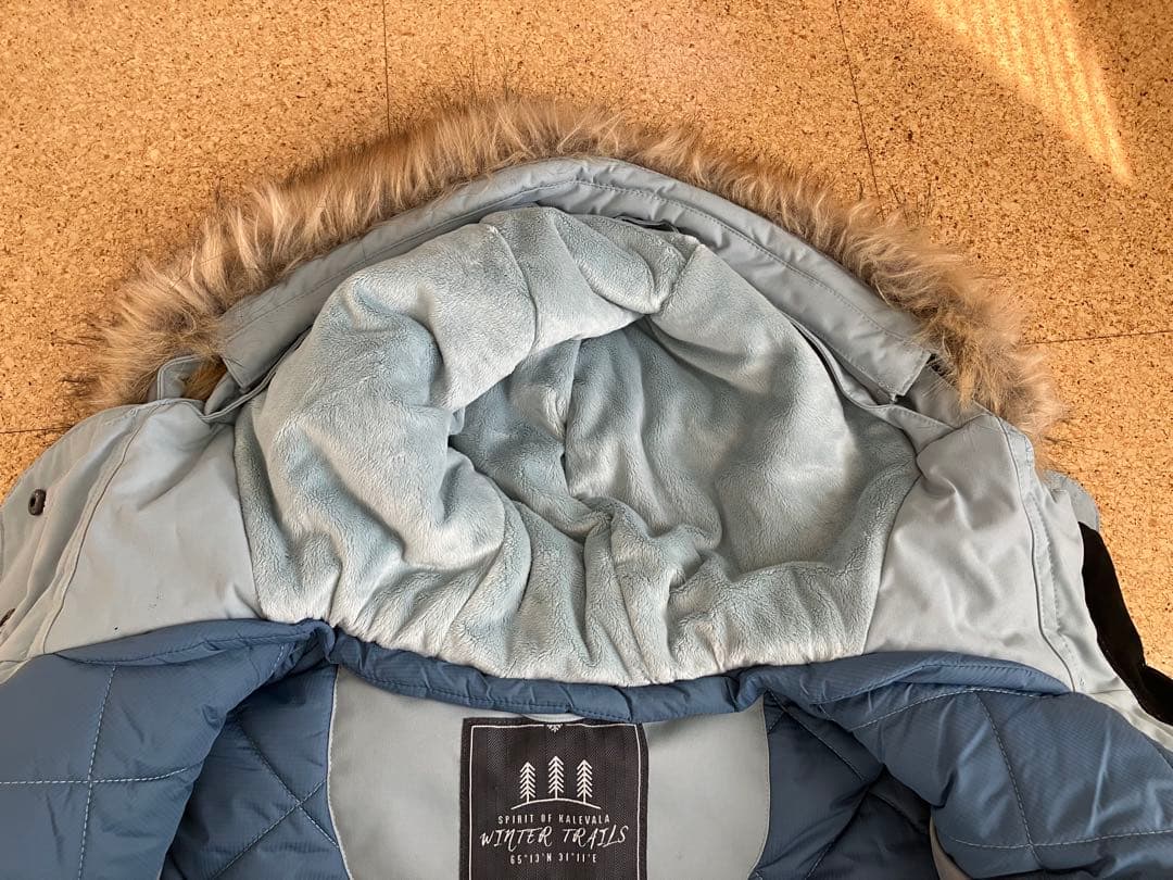 デカトロンQUECHUA（ケシュア）ジャケット ウルトラウォーム ライトグレー