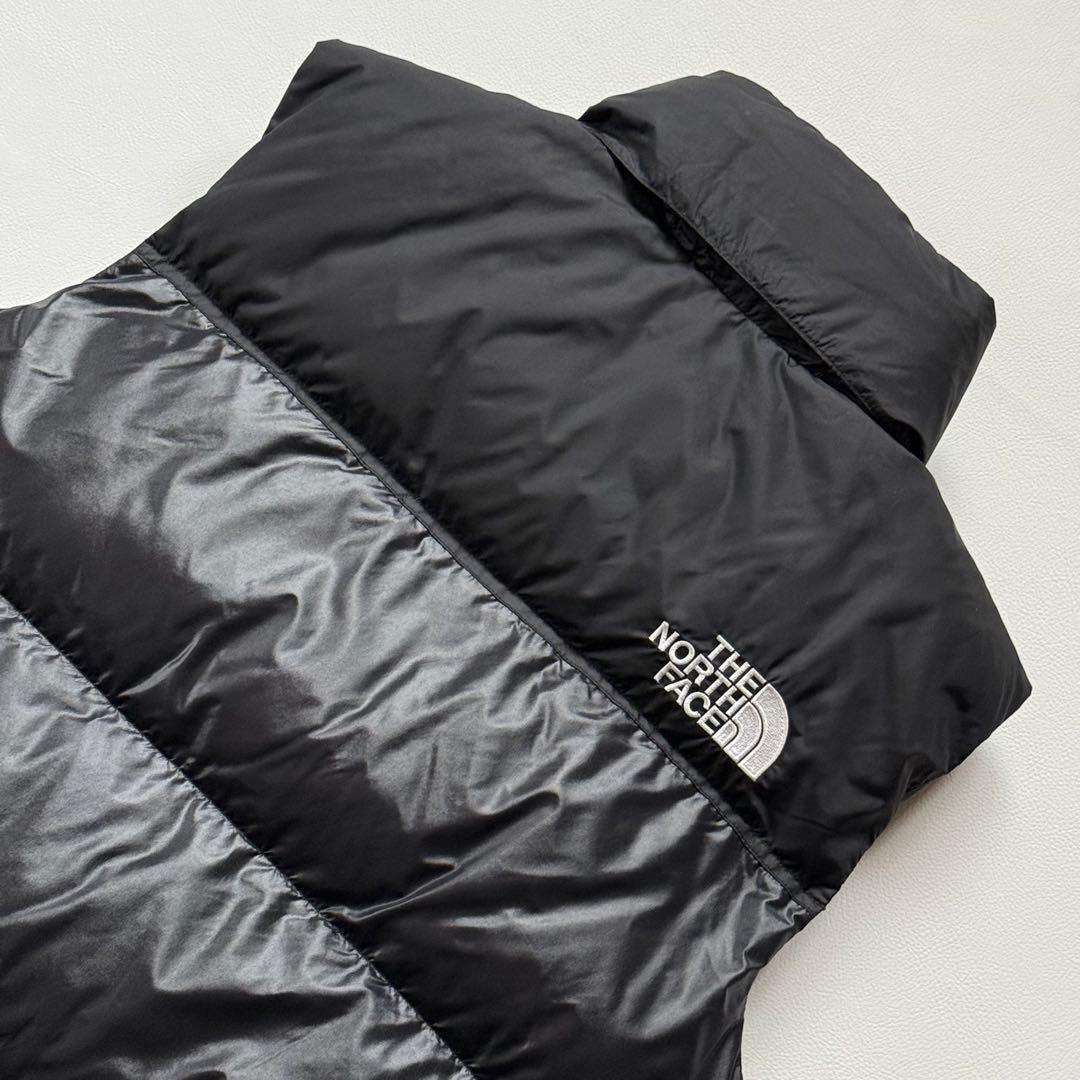 美品 ノースフェイス ダウンベスト ブラック NV1DN82A M