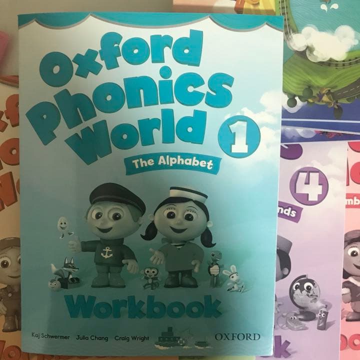 英語 教材  洋書 CD付き Oxford Phonics World 1-5