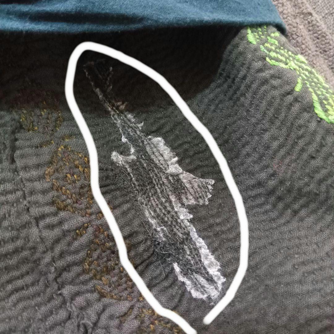 LEH　古錦衣　ハンテン　コットンシルク　L　日本製