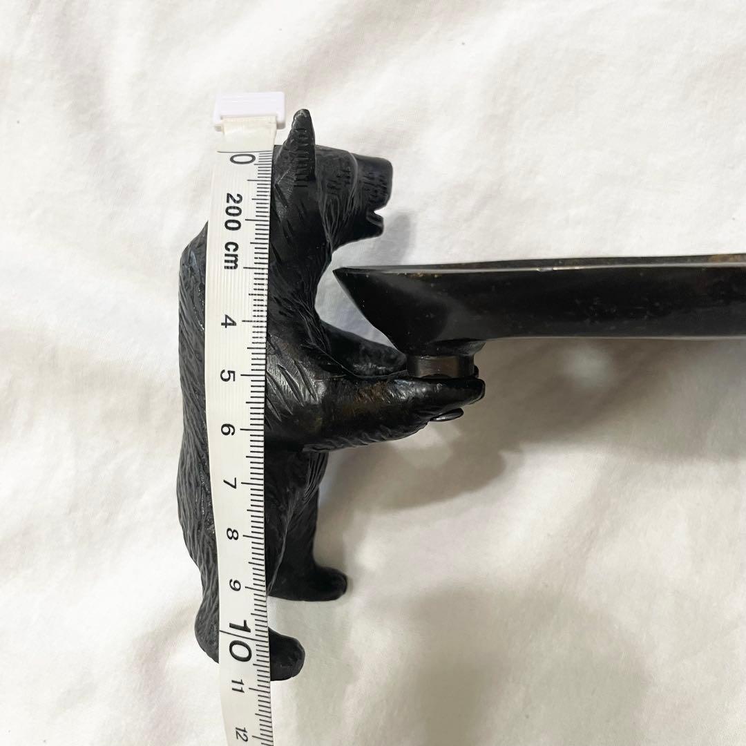 クマのトレイ型置物