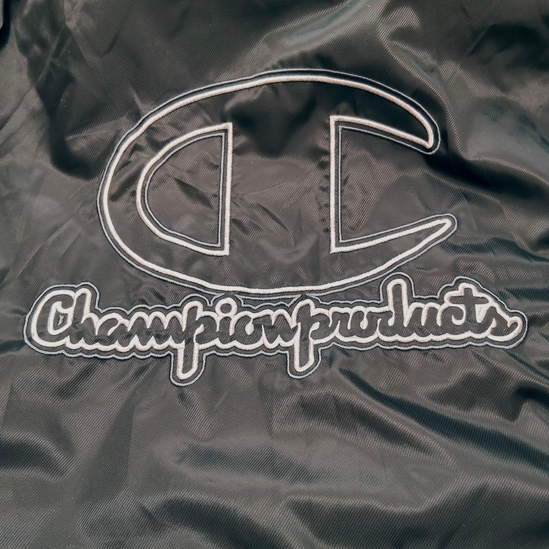 美品 Champion ベンチコート 2way　フード ボア サッカー 野球