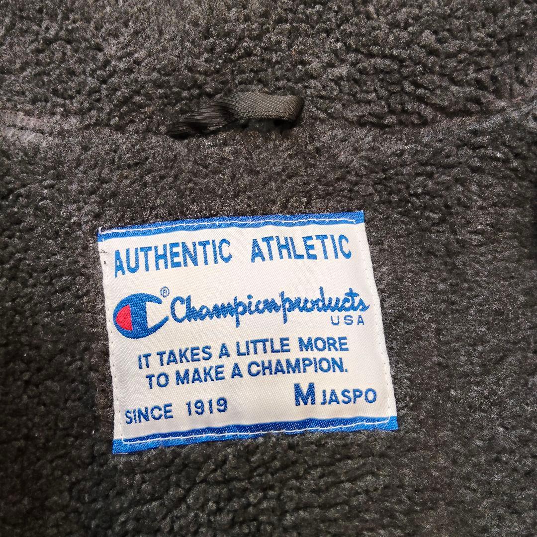 美品 Champion ベンチコート 2way　フード ボア サッカー 野球