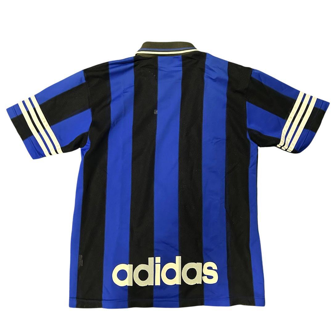 【激レア】デサント製 アディダス 90s ストライプゲームシャツ ガンバ大阪