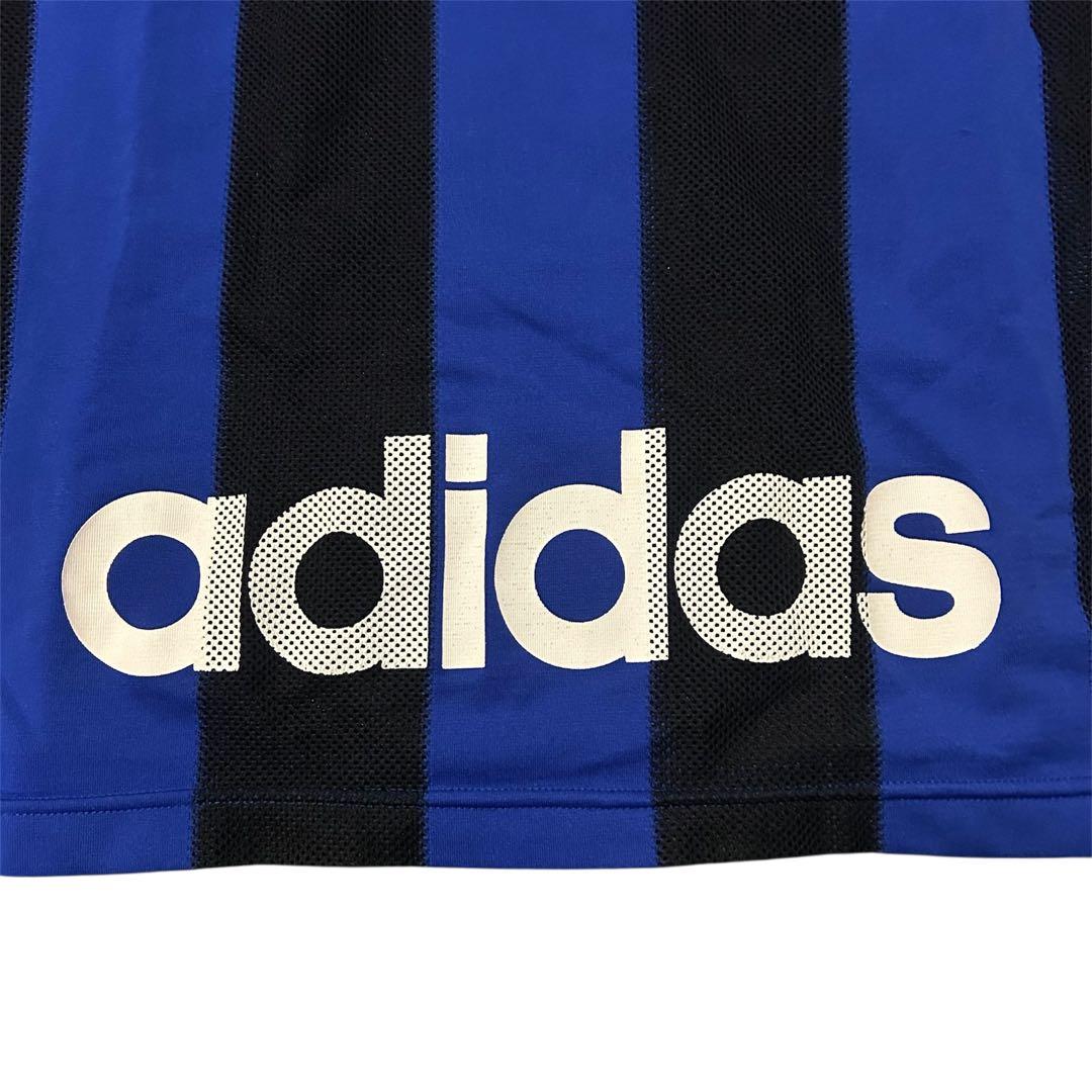 【激レア】デサント製 アディダス 90s ストライプゲームシャツ ガンバ大阪