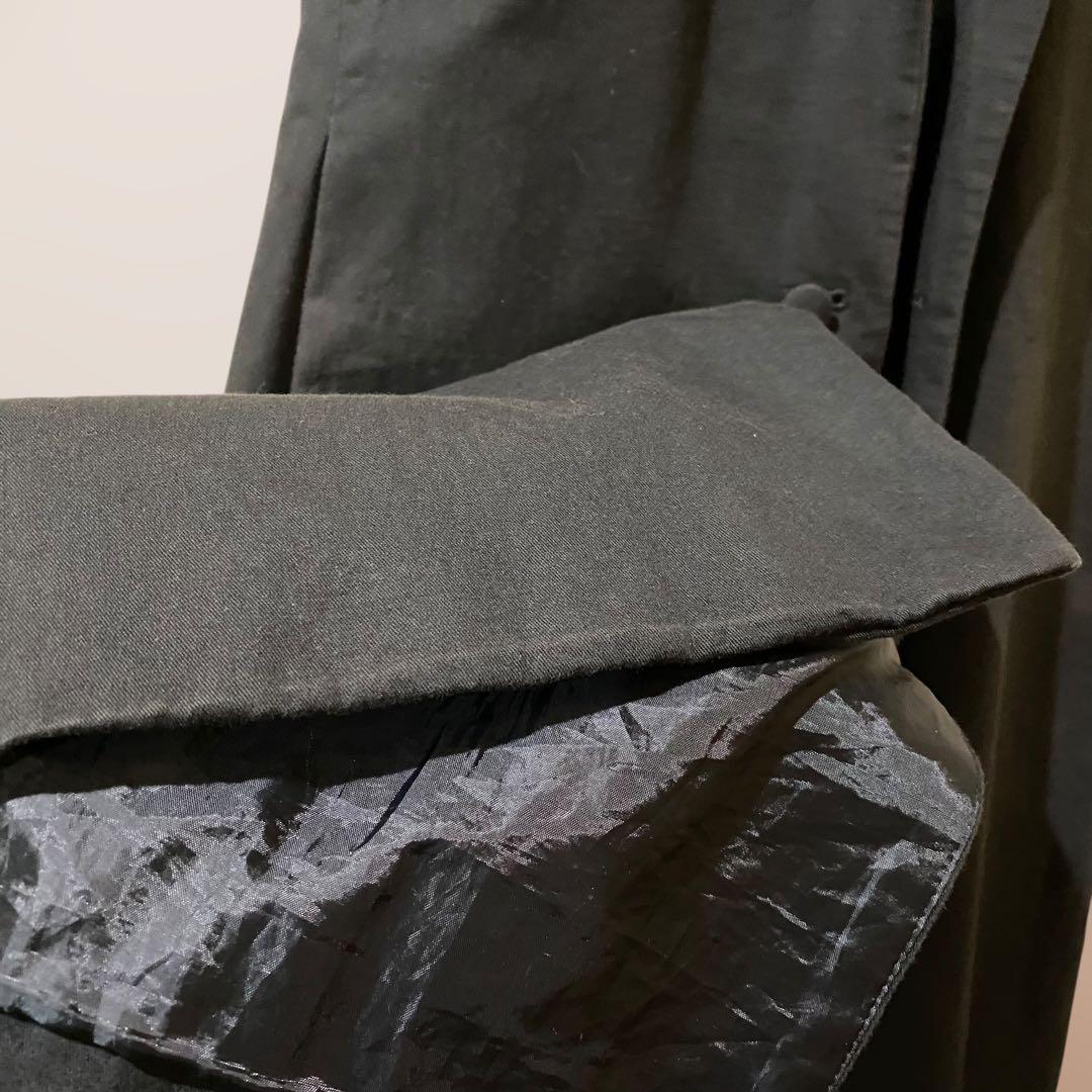 1999SS RAF SIMONS ARCHIVE ノースリーブコート ブラック