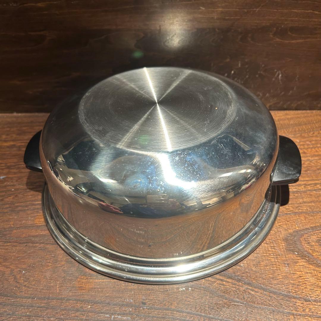 ☆未使用保管品☆ INKOR 片手鍋　スチーマー　ドーム蓋　高級ステンレス製